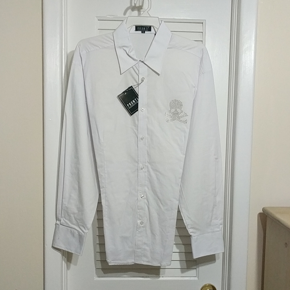 XL White Skull Shirt